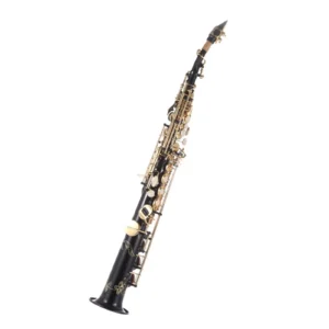 Straight Soprano Saxophone in B♭ – Engraved Black Finish