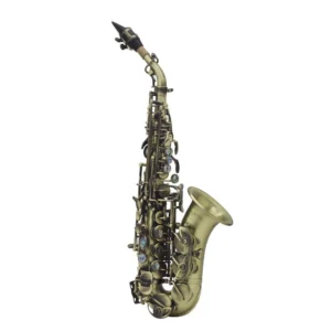 Curved Soprano Saxophone in B♭ – Antique Brass Finish