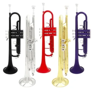 Colorful B♭ Trumpet – Multi-Color Lacquer Finish
